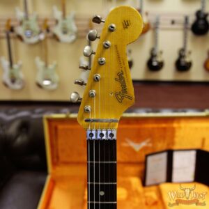 2018 Fender Custom Shop Masterbuilt John Cruz 1965 Stratocaster Relic Floyd Rose HSS 3 Tone Sunburst - Image 8