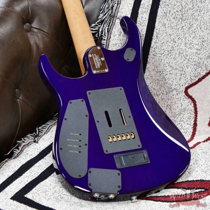 Ernie Ball Music Man John Petrucci JP-15 with Piezo Flame Maple Top Purple Nebula 7.60 LBS - Image 11