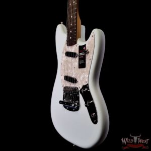 Fender American Performer Mustang Rosewood Fingerboard Sonic Blue 7.65 LBS - Image 2