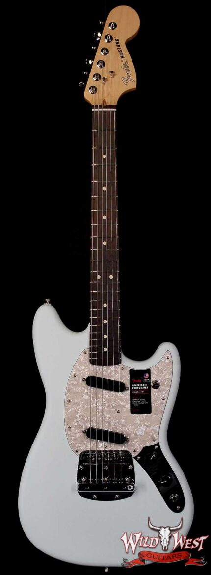 Fender American Performer Mustang Rosewood Fingerboard Sonic Blue 7.65 LBS