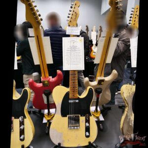 2025 NAMM FMIC #026 Fender Custom Shop 1951 Nocaster Heavy Relic Faded Aged Nocaster Blonde 6.70 LBS - Image 2