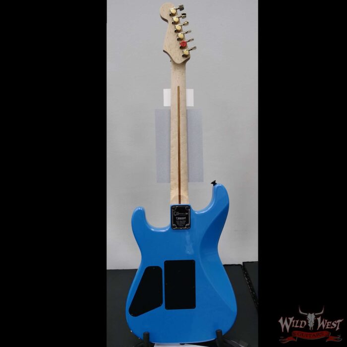 2025 NAMM FMIC #614 Charvel Custom Shop USA Special Edition San Dimas Birdseye Maple Neck HH Floyd Rose Robin’s Egg Blue 8.65 LBS - Image 3