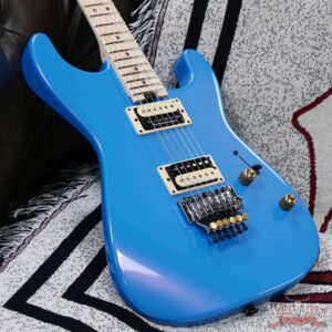 2025 NAMM FMIC #614 Charvel Custom Shop USA Special Edition San Dimas Birdseye Maple Neck HH Floyd Rose Robin’s Egg Blue 8.65 LBS - Image 9