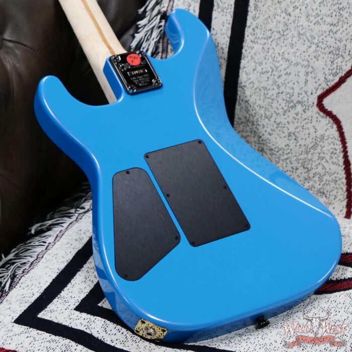 2025 NAMM FMIC #614 Charvel Custom Shop USA Special Edition San Dimas Birdseye Maple Neck HH Floyd Rose Robin’s Egg Blue 8.65 LBS - Image 12