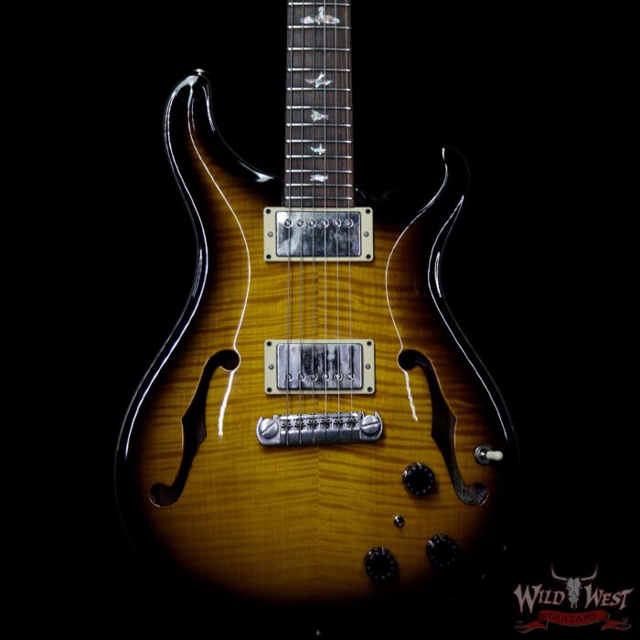 2000 Paul Reed Smith PRS 10 Top Hollowbody Piezo Rosewood Fingerboard Tobacco Burst - Image 3