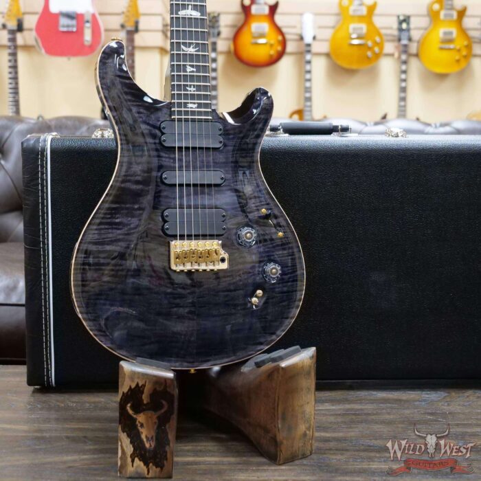 Paul Reed Smith PRS 2020 Experience Flame 10 Top 509 Ebony Fingerboard Gray Black - Image 8