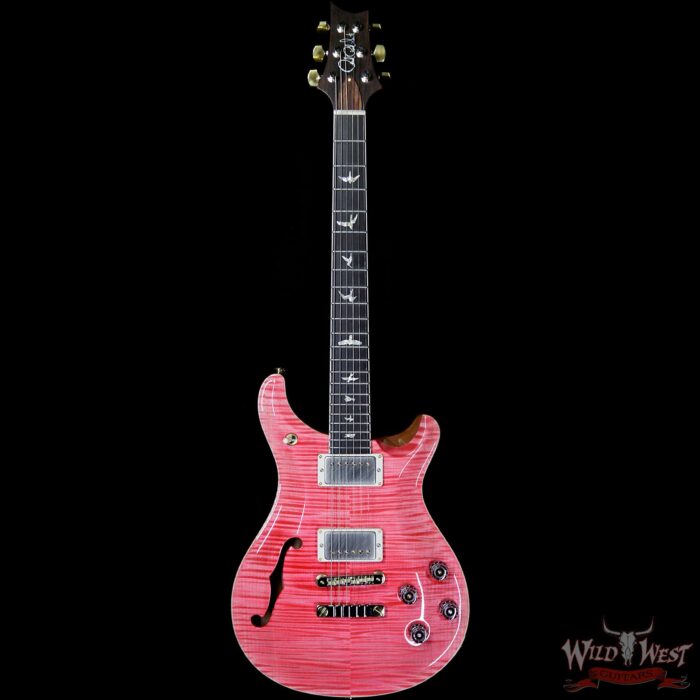 PRS Wild West Guitars 20th Anniversary Limited Run # 28 of 40 Wood Library Artist Package Semi-Hollow McCarty 594 Bonnie Pink - Image 4