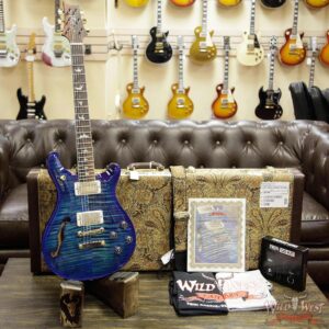 PRS Wild West Guitars 20th Anniversary Limited Run # 29 of 40 Wood Library Artist Package Semi-Hollow McCarty 594 River Blue Burst - Image 10
