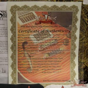 PRS Wild West Guitars 20th Anniversary Limited Run # 22 of 40 Wood Library Artist Package Semi-Hollow McCarty 594 Blood Orange - Image 16