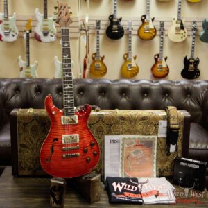 PRS Wild West Guitars 20th Anniversary Limited Run # 22 of 40 Wood Library Artist Package Semi-Hollow McCarty 594 Blood Orange - Image 10