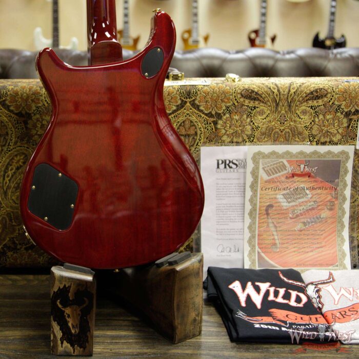 PRS Wild West Guitars 20th Anniversary Limited Run # 22 of 40 Wood Library Artist Package Semi-Hollow McCarty 594 Blood Orange - Image 14