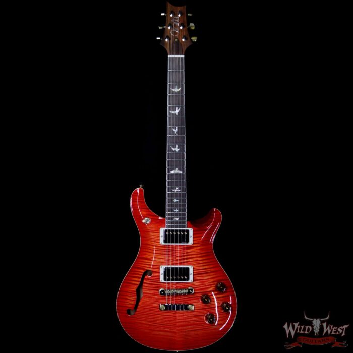 PRS Wild West Guitars 20th Anniversary Limited Run # 22 of 40 Wood Library Artist Package Semi-Hollow McCarty 594 Blood Orange - Image 4