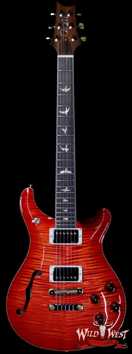 PRS Wild West Guitars 20th Anniversary Limited Run # 22 of 40 Wood Library Artist Package Semi-Hollow McCarty 594 Blood Orange