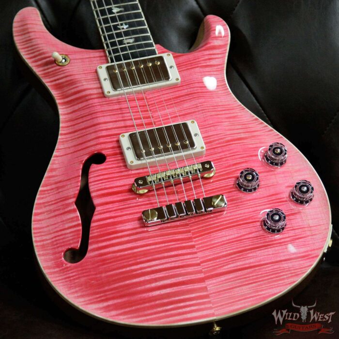 PRS Wild West Guitars 20th Anniversary Limited Run # 30 of 40 Wood Library Artist Package Semi-Hollow McCarty 594 Bonnie Pink - Image 10