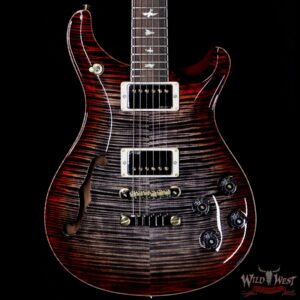 PRS Wild West Guitars 20th Anniversary Limited Run # 23 of 40 Wood Library Artist Package Semi-Hollow McCarty 594 Charcoal Cherry Burst - Image 3