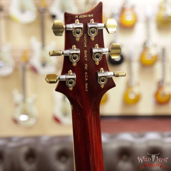 PRS Wild West Guitars 20th Anniversary Limited Run # 23 of 40 Wood Library Artist Package Semi-Hollow McCarty 594 Charcoal Cherry Burst - Image 13
