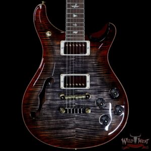 PRS Wild West Guitars 20th Anniversary Limited Run # 24 of 40 Wood Library Artist Package Semi-Hollow McCarty 594 Charcoal Cherry Burst - Image 3