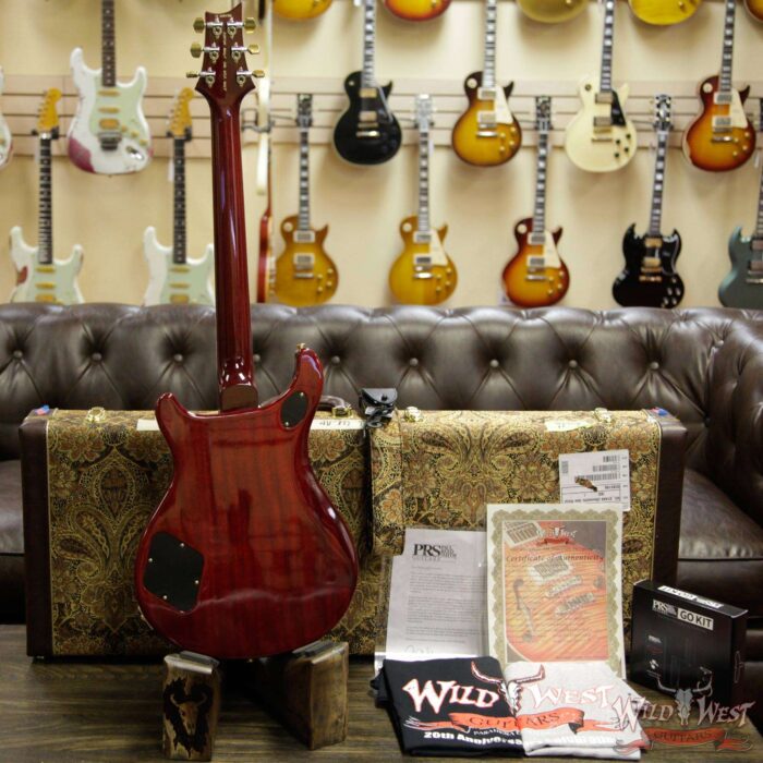 PRS Wild West Guitars 20th Anniversary Limited Run # 25 of 40 Wood Library Artist Package Semi-Hollow McCarty 594 Blood Orange - Image 14