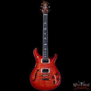 PRS Wild West Guitars 20th Anniversary Limited Run # 25 of 40 Wood Library Artist Package Semi-Hollow McCarty 594 Blood Orange - Image 4