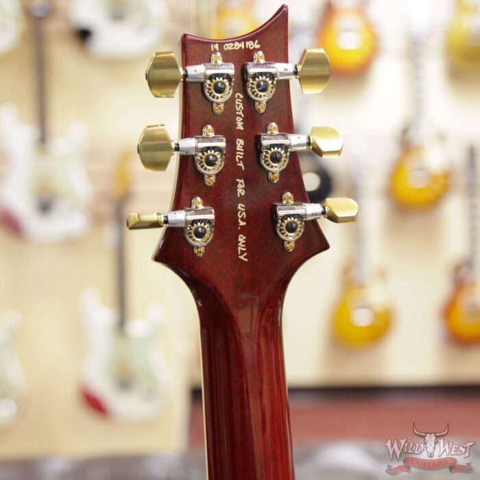 PRS Wild West Guitars 20th Anniversary Limited Run # 25 of 40 Wood Library Artist Package Semi-Hollow McCarty 594 Blood Orange - Image 9