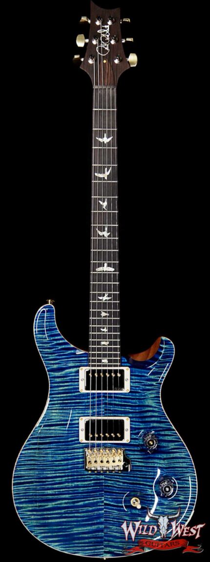 PRS Wild West Guitars 20th Anniversary Limited Run # 38 of 40 Wood Library Artist Package Custom 24 Brazilian Rosewood Fingerboard River Blue
