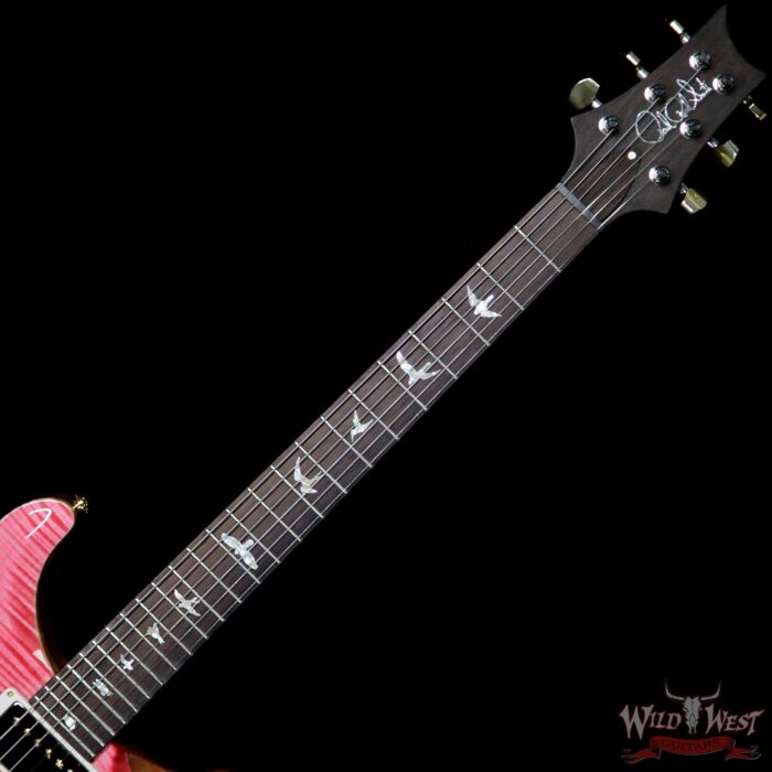 PRS Wild West Guitars 20th Anniversary Limited Run # 37 of 40 Wood Library Artist Package Custom 24 Brazilian Rosewood Fingerboard Bonnie Pink - Image 6