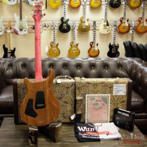 PRS Wild West Guitars 20th Anniversary Limited Run # 34 of 40 Wood Library Artist Package Custom 24 Flame Maple Neck Bonnie Pink - Image 14