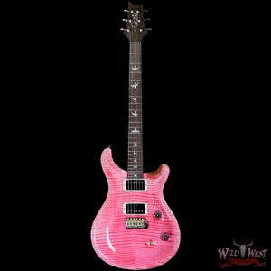 PRS Wild West Guitars 20th Anniversary Limited Run # 34 of 40 Wood Library Artist Package Custom 24 Flame Maple Neck Bonnie Pink - Image 4