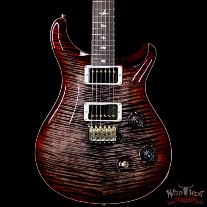 PRS Wild West Guitars 20th Anniversary Limited Run # 31 of 40 Wood Library Artist Package Custom 24 Flame Maple Neck Charcoal Cherry Burst - Image 3