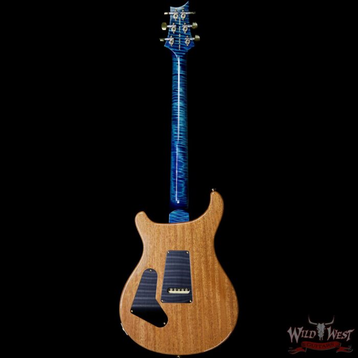 PRS Wild West Guitars 20th Anniversary Limited Run # 32 of 40 Wood Library Artist Package Custom 24 Flame Maple Neck River Blue - Image 5