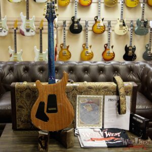 PRS Wild West Guitars 20th Anniversary Limited Run # 32 of 40 Wood Library Artist Package Custom 24 Flame Maple Neck River Blue - Image 14