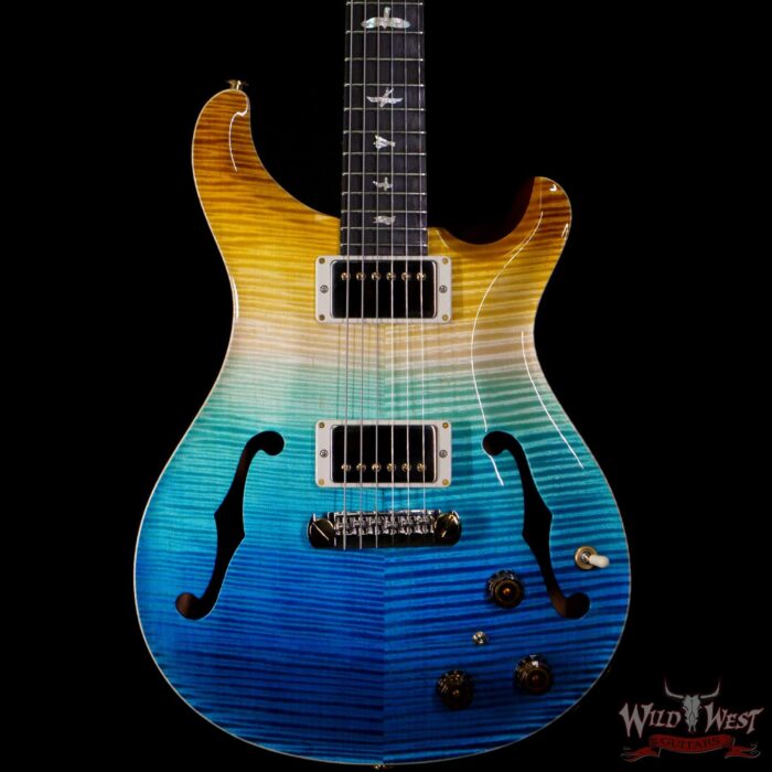 PRS Wild West Guitars 20th Anniversary Limited Run # 1 of 40 Wood Library Artist Package Hollowbody I Piezo HB1 Beach Cross Fade(Private Stock Color) - Image 3