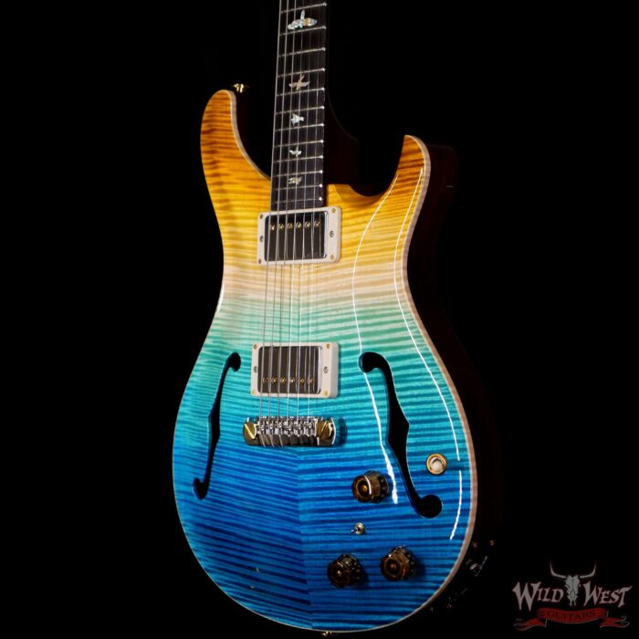 PRS Wild West Guitars 20th Anniversary Limited Run # 1 of 40 Wood Library Artist Package Hollowbody I Piezo HB1 Beach Cross Fade(Private Stock Color) - Image 2