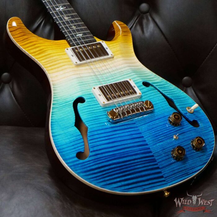 PRS Wild West Guitars 20th Anniversary Limited Run # 1 of 40 Wood Library Artist Package Hollowbody I Piezo HB1 Beach Cross Fade(Private Stock Color) - Image 9