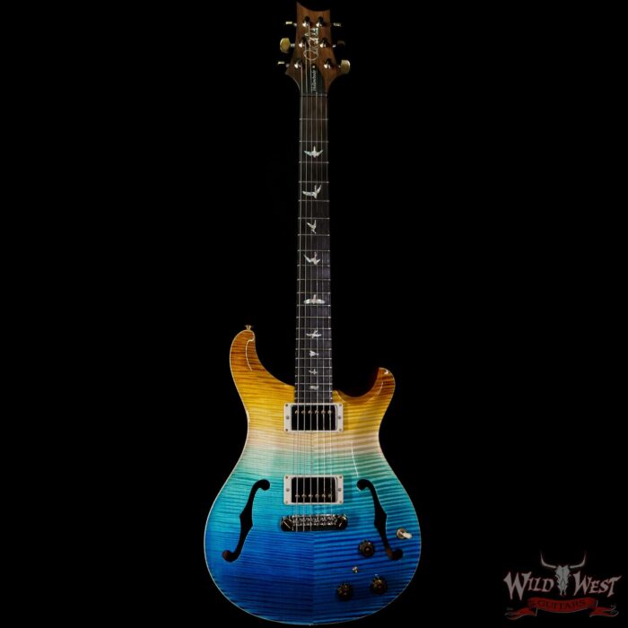 PRS Wild West Guitars 20th Anniversary Limited Run # 1 of 40 Wood Library Artist Package Hollowbody I Piezo HB1 Beach Cross Fade(Private Stock Color) - Image 4