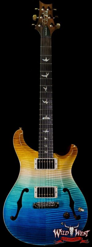PRS Wild West Guitars 20th Anniversary Limited Run # 1 of 40 Wood Library Artist Package Hollowbody I Piezo HB1 Beach Cross Fade(Private Stock Color)