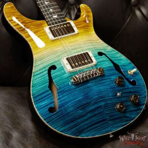 PRS Wild West Guitars 20th Anniversary Limited Run # 7 of 40 Wood Library Artist Package Hollowbody I Piezo HB1 Beach Cross Fade(Private Stock Color) - Image 9