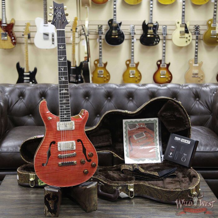 PRS Wild West Guitars 20th Anniversary Limited Run # 17 of 40 Wood Library Artist Package McCarty 594 Hollowbody II Salmon(Private Stock Color) - Image 10