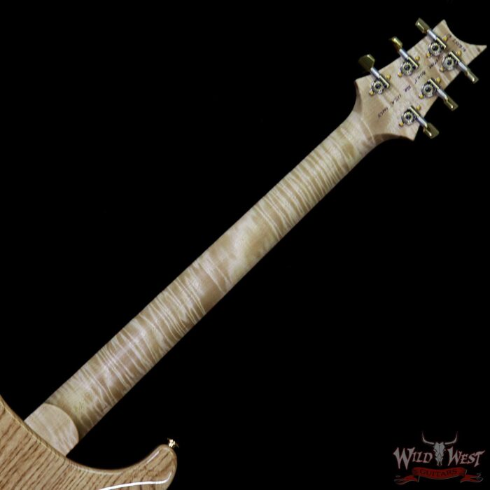 PRS Wood Library 10 Top Custom 24 Piezo Quilt Maple Top Flame Neck Brazilian Rosewood Board Bonnie Pink Fade - Image 12