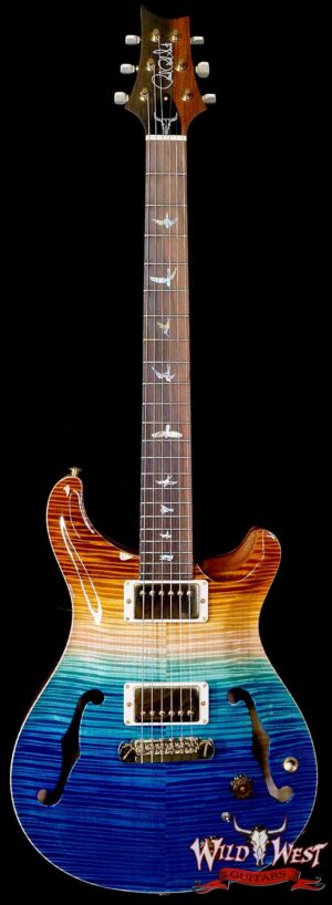 PRS Wild West Guitars 25th Anniversary Limited Run Wood Library Artist Package Hollowbody II Piezo Beach Fade (Private Stock Color) 5.75 LBS (US Only / No International Shipping)