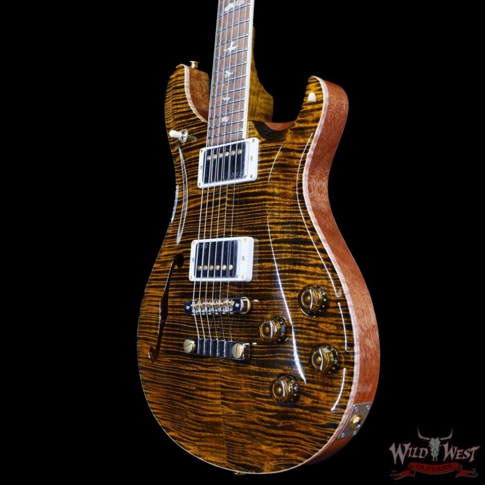 PRS Wild West Guitars 25th Anniversary Limited Run Wood Library Artist Package McCarty 594 Semi-Hollow Tiger Eye (Private Stock Color) 7.05 LBS (US Only / No International Shipping) - Image 2