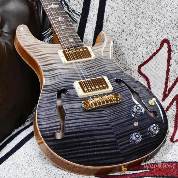 PRS Wild West Guitars 25th Anniversary Limited Run Wood Library Artist Package Hollowbody II Piezo Frostbite Fade (Private Stock Color) 5.60 LBS (US Only / No International Shipping) - Image 8