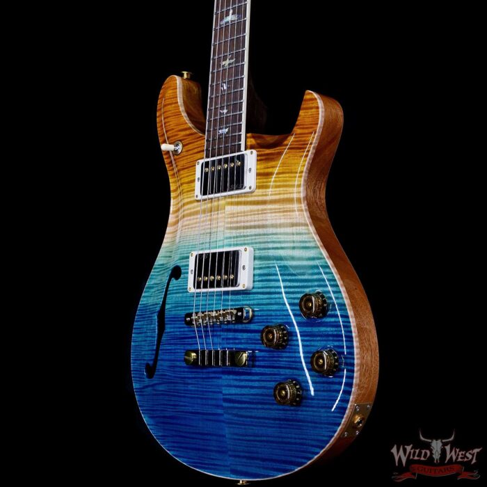 PRS Wild West Guitars 25th Anniversary Limited Run Wood Library Artist Package McCarty 594 Semi-Hollow Beach Fade (Private Stock Color) 7.05 LBS (US Only / No International Shipping) - Image 2