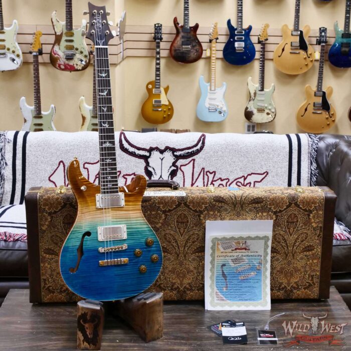 PRS Wild West Guitars 25th Anniversary Limited Run Wood Library Artist Package McCarty 594 Semi-Hollow Beach Fade (Private Stock Color) 7.05 LBS (US Only / No International Shipping) - Image 6