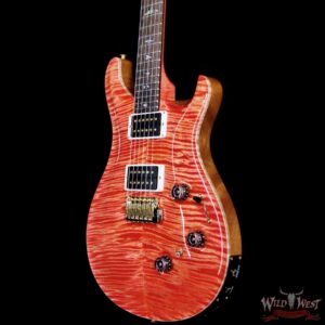 PRS Wild West Guitars 25th Anniversary Limited Run Wood Library Artist Package Custom 24 Piezo Salmon (Private Stock Color) 8.50 LBS (US Only / No International Shipping) - Image 2