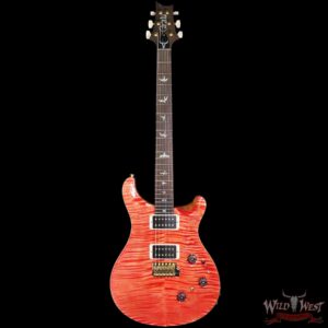 PRS Wild West Guitars 25th Anniversary Limited Run Wood Library Artist Package Custom 24 Piezo Salmon (Private Stock Color) 8.50 LBS (US Only / No International Shipping) - Image 3