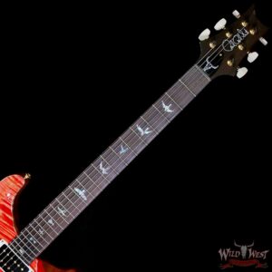 PRS Wild West Guitars 25th Anniversary Limited Run Wood Library Artist Package Custom 24 Piezo Salmon (Private Stock Color) 8.50 LBS (US Only / No International Shipping) - Image 4
