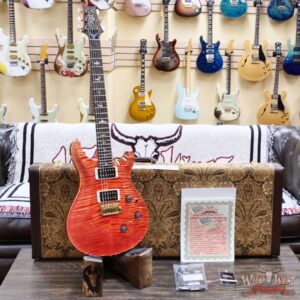 PRS Wild West Guitars 25th Anniversary Limited Run Wood Library Artist Package Custom 24 Piezo Salmon (Private Stock Color) 8.50 LBS (US Only / No International Shipping) - Image 6