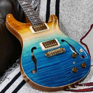 PRS Wild West Guitars 25th Anniversary Limited Run Wood Library Artist Package Hollowbody II Piezo Beach Fade (Private Stock Color) 5.50 LBS (US Only / No International Shipping) - Image 8