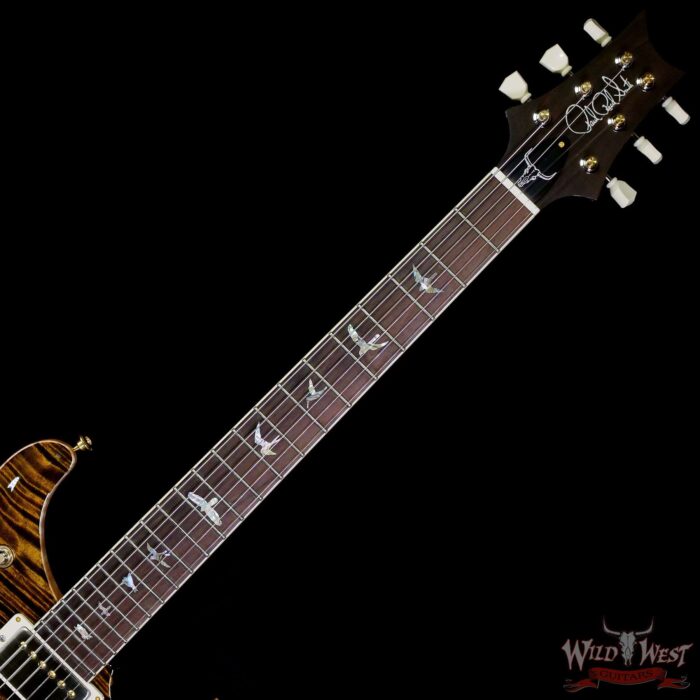 PRS Wild West Guitars 25th Anniversary Limited Run Wood Library Artist Package McCarty 594 Semi-Hollow Tiger Eye (Private Stock Color) 7.10 LBS (US Only / No International Shipping) - Image 4